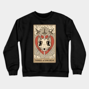 Three of Swords Crewneck Sweatshirt